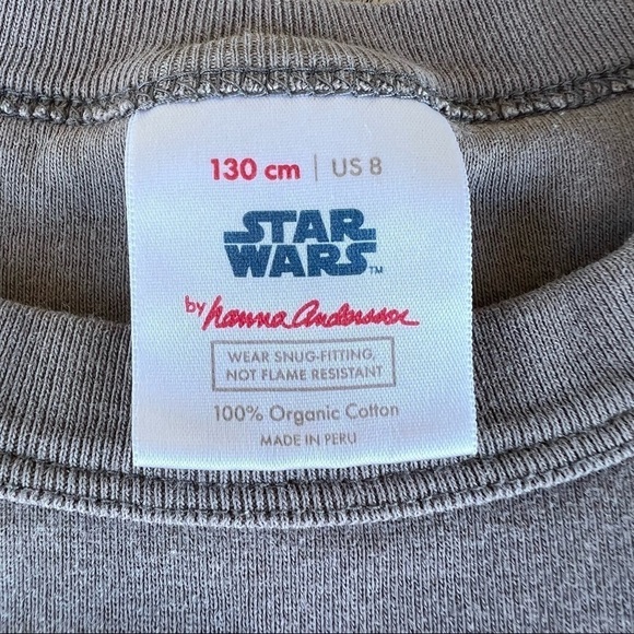 Hanna Andersson Star Wars Storm Trooper Pajama Set Size 8 Christmas Holiday - Picture 7 of 7